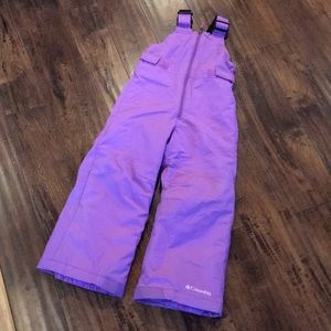 Girls Columbia Snowslope II bibs